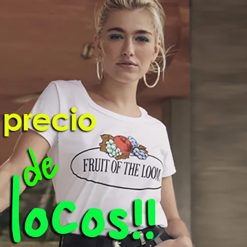 CAMISETA VINTAGE T MUJER LOGO GRANDE