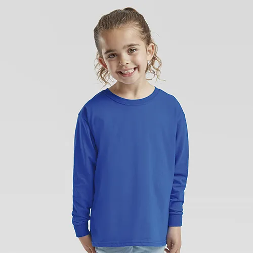 CAMISETA VALUEWEIGHTA NIÑO MANGA LARGA