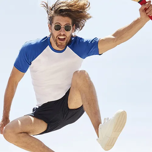 CAMISETA BASEBALL MANGA CORTA