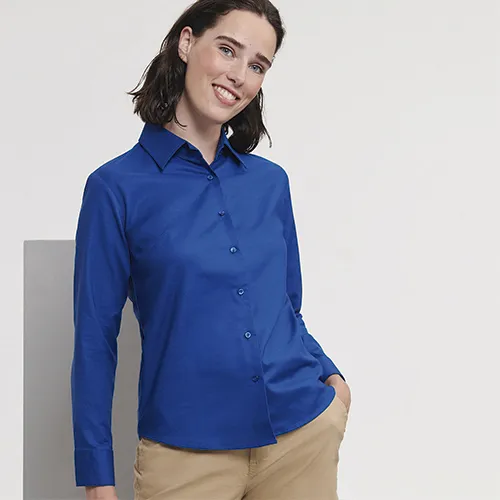 CAMISA OXFORD MUJER M/LARGA