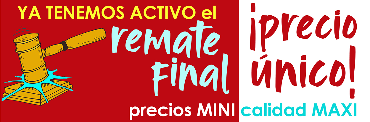 ARTÍCULOS A PRECIOS DE REMATE TOTAL. APROVECHA LA OCASIÓN